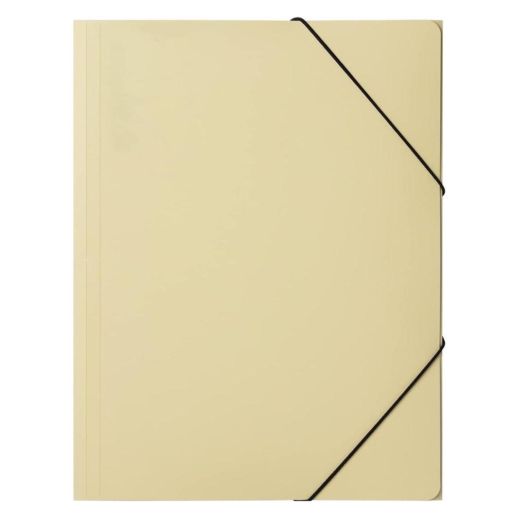 Pagna Eckspannermappe ""Pastell eco"", DIN A4, PP, pastellgelb für Dokumente im Format A4, aus langlebigem (A4, 1x) (21609-04)