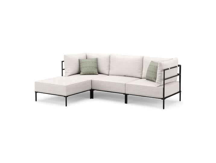 Ecksofa ETHAN 3-Sitzer creme