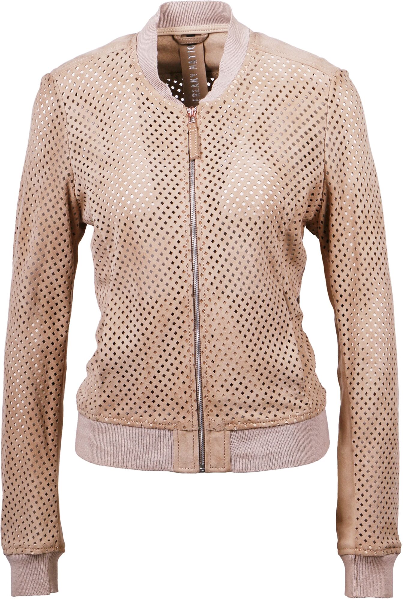 Lederjacke FREAKY NATION "Desert Like-FN", Damen, Gr. S (36), beige, Oberstoff: 100% Leder, normal, Jacken Lederjacke beige S (36)