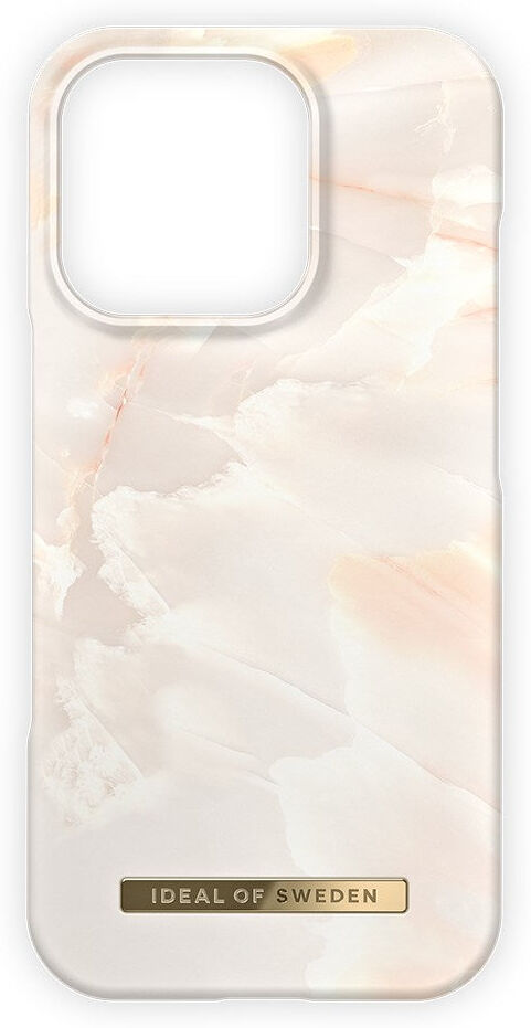 iPhone 16 Pro iDeal Of Sweden Fashion Case - MagSafe Kompatibel - Rose Pearl Marble