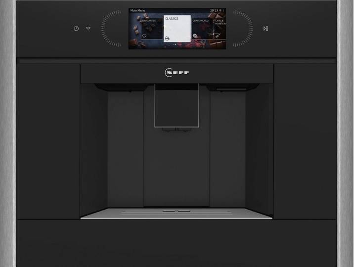 NEFF Einbau-Kaffeevollautomat CL4TT11N0, Intuitive Benutzeroberfläche für maximalen Komfort