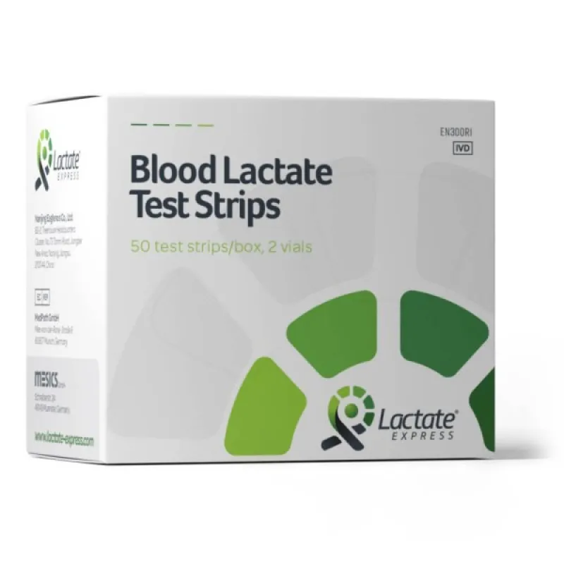Mesics GmbH Lactate Express Lactate Teststreifen (50 Stück) LE-TS-LAC