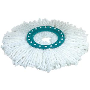 Leifheit Ersatz-Wischmopp Clean Twist Disc Mop, Fransenmopp, Microfaser