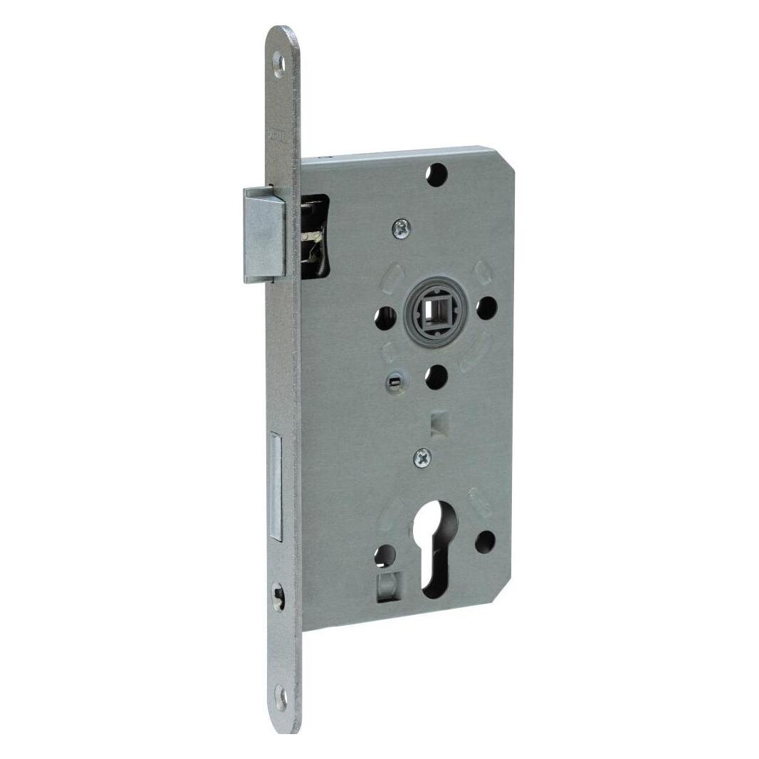 Abus Einsteckschloss fr Wohnungsabschlusstren links silber ES PZ L S 55/72/20 mm DIN Falz (Einsteckschloss) (61715 7)