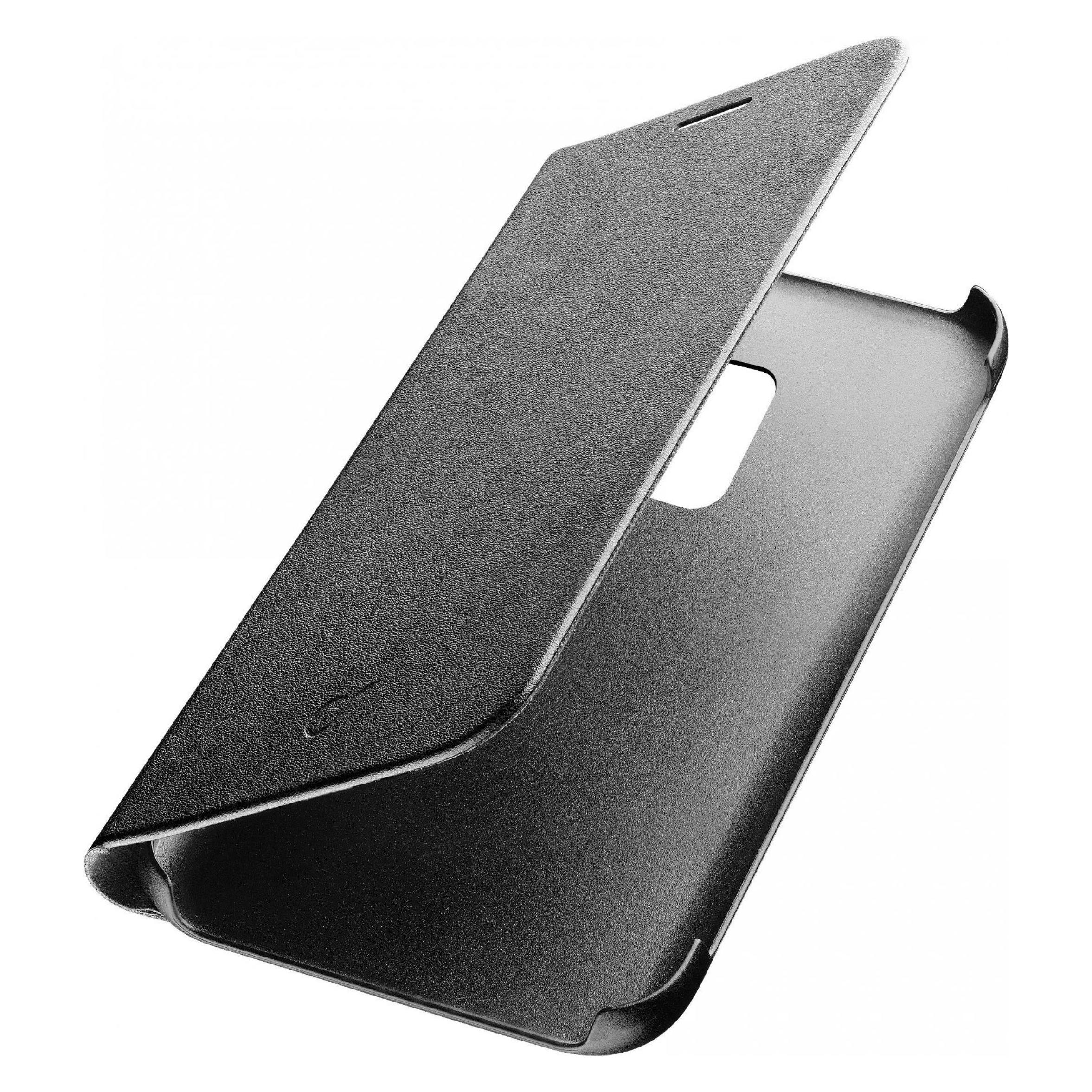 Cellularline BOOK wallet case, Galaxy J6+ 2018, black (Samsung Galaxy J6 (2018)) (BOOKGALJ6PL18K)