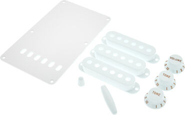 Fender Strat Accessory Kit White Weiß