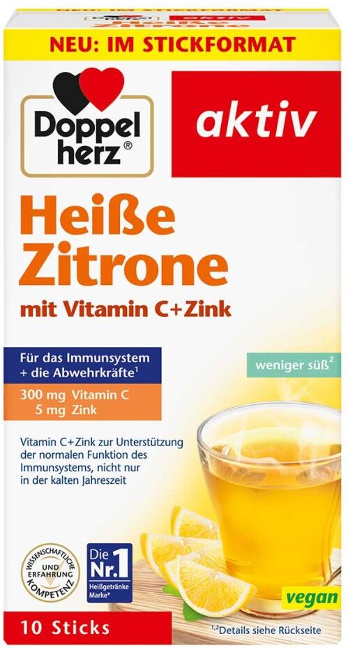 Doppelherz Heisse Zitrone Vitamin C + Zink Granula