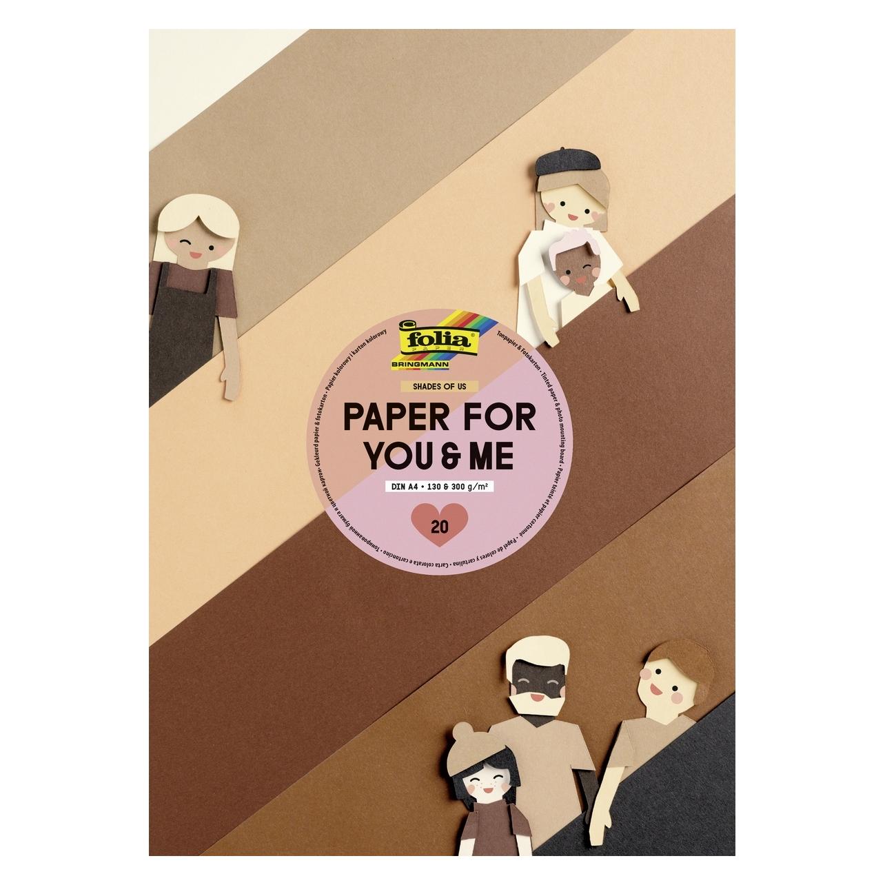Folia Kreativblock Tonpapier & Fotokarton (130 g/m², 1x) (57848123)