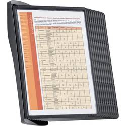 Durable Sichttafelwandhalter SHEPA STYLE WALL 10 - 5854 Schwarz DIN A4 Anzahl der mitgelieferten Sichttafeln 10 585401