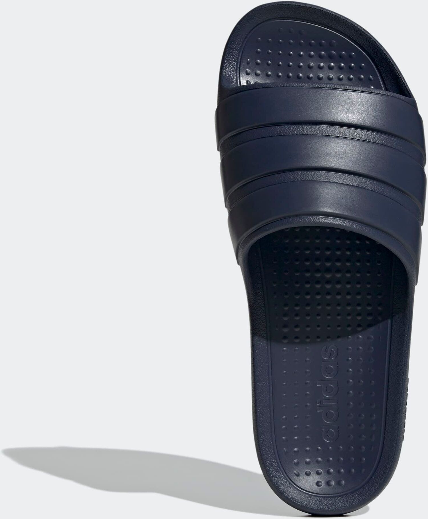 Badesandale ADIDAS SPORTSWEAR "FLOW ADILETTE", Damen, Gr. 43, blau (shadow navy, shadow navy, shadow navy), Synthetik, Schuhe Badesandale, Badelatschen shadow navy, shadow navy, shadow navy 43