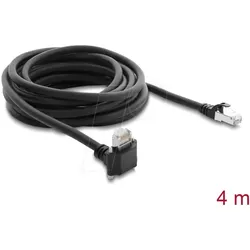 DELOCK 80967 - GigE Kamera Kabel RJ45 / RJ45, 90°, Cat.6, S/FTP, 4 m