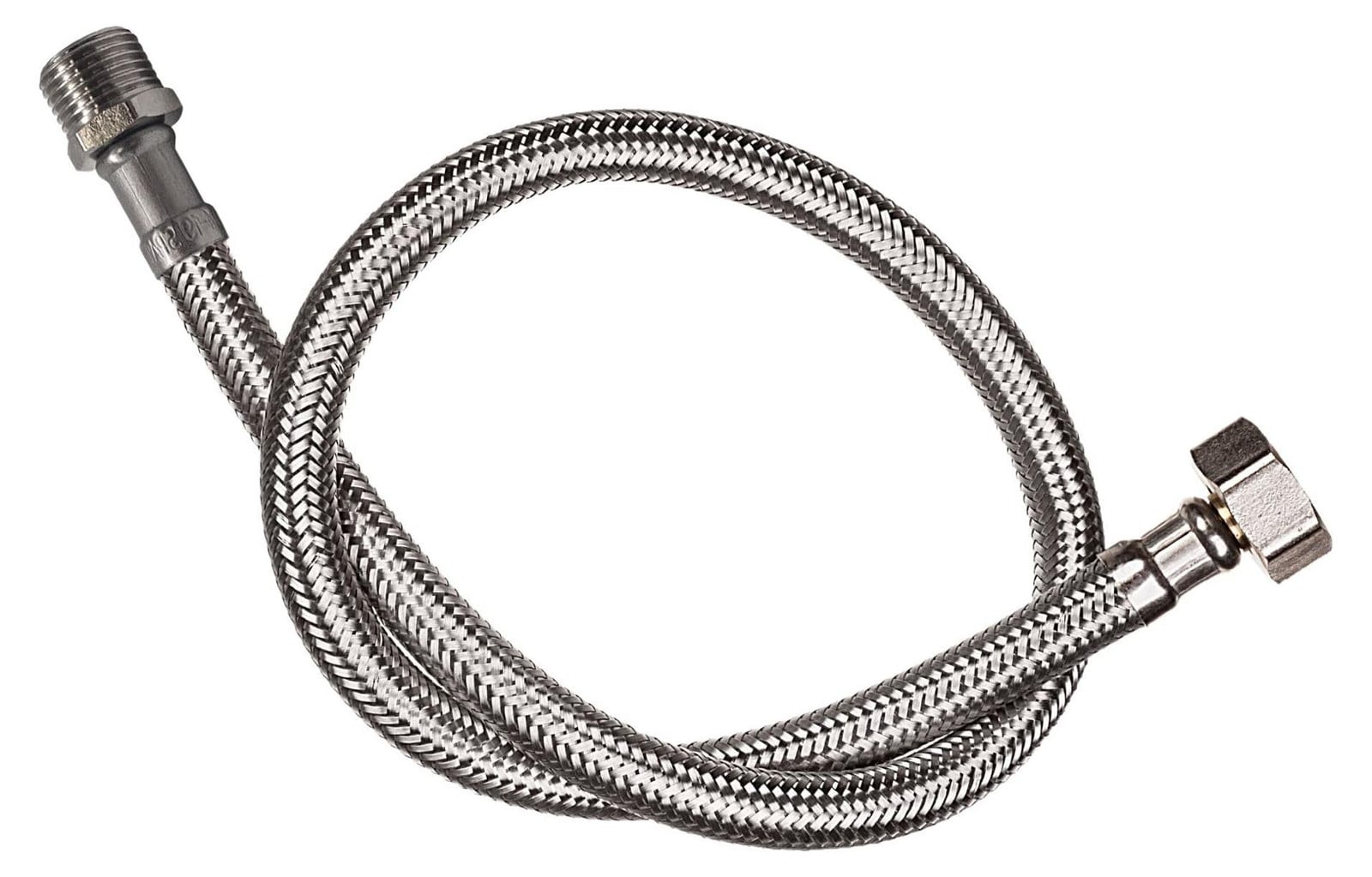 Solidchoice Flexibele aansluitingsslang voor kranen 1/2" - 3/8", 40 cm, roestvrij staal
