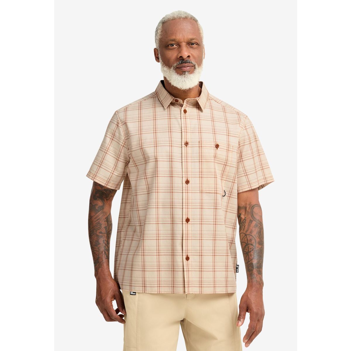 Jack Wolfskin HOT Trail Shirt M check autumn leaves (T0384) XL A65906_T0384_A12
