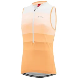 Löffler, Damen, Velotrikot, Women's Bike Sleevless Jersey Halfzip Rainbow (L), Orange, L