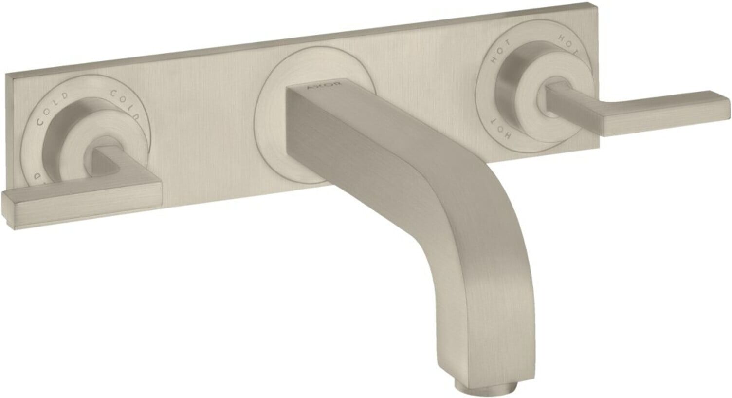 Hansgrohe Fertigmontageset Axor Citterio UP-3-Loch-Waschtischarmatur, m Hebelgr., brush. ni. (39148820)