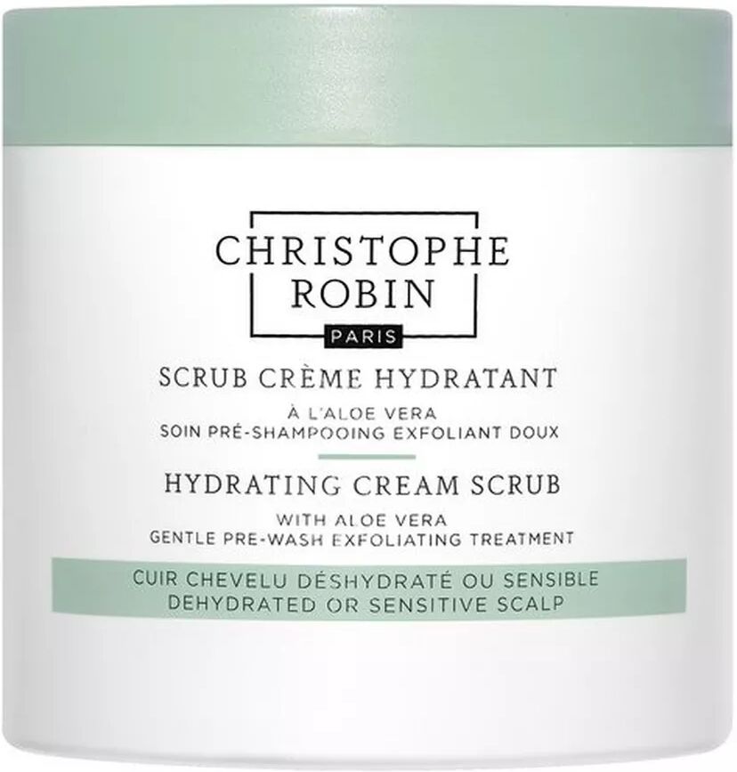 Christophe Robin - Scrub Crème Hydratant à l'aloe vera Haarcreme, 250 ml, Weiss