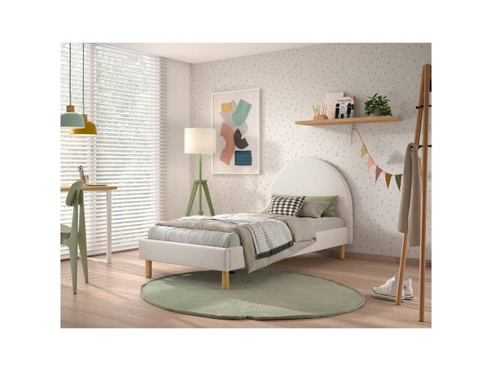 Vipack Kinder-/Juniorbett, Weiß, Holz, Pinie, Uni, 90x200 cm, Lattenrost,Federholzleisten verleimt, alternative Größen erhältlich, Kinderzimmer & Jugendzimmer, Kindermöbel, Kinderbetten
