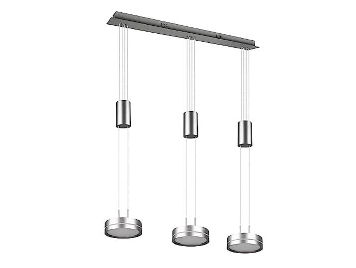 Trio Leuchten LED Pendelleuchte Franklin 326510307, Metall Nickel matt, inkl. 3x 9 Watt LED, Switch Dimmer