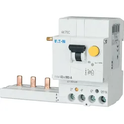 Eaton 278515 FI-Schutzblock, 40A, 4p, 300mA, Typ A FIM-40/4/0, 3-A