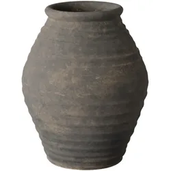 IB Laursen Minerva Krug mit Rillen, 29,5 cm, Ø 24 cm, Öffnung 11 cm