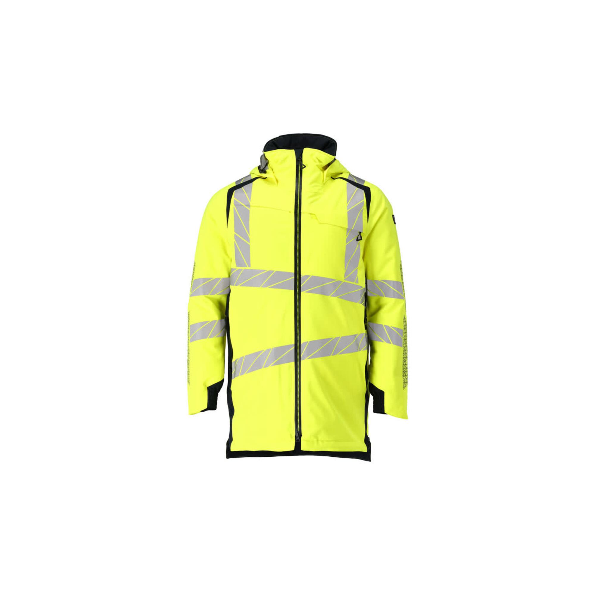MASCOT Parka CLIMASCOT®-Futter geringes Gewicht Gr. M hi-vis gelb/schwarzblau (19030-449-17010-M)