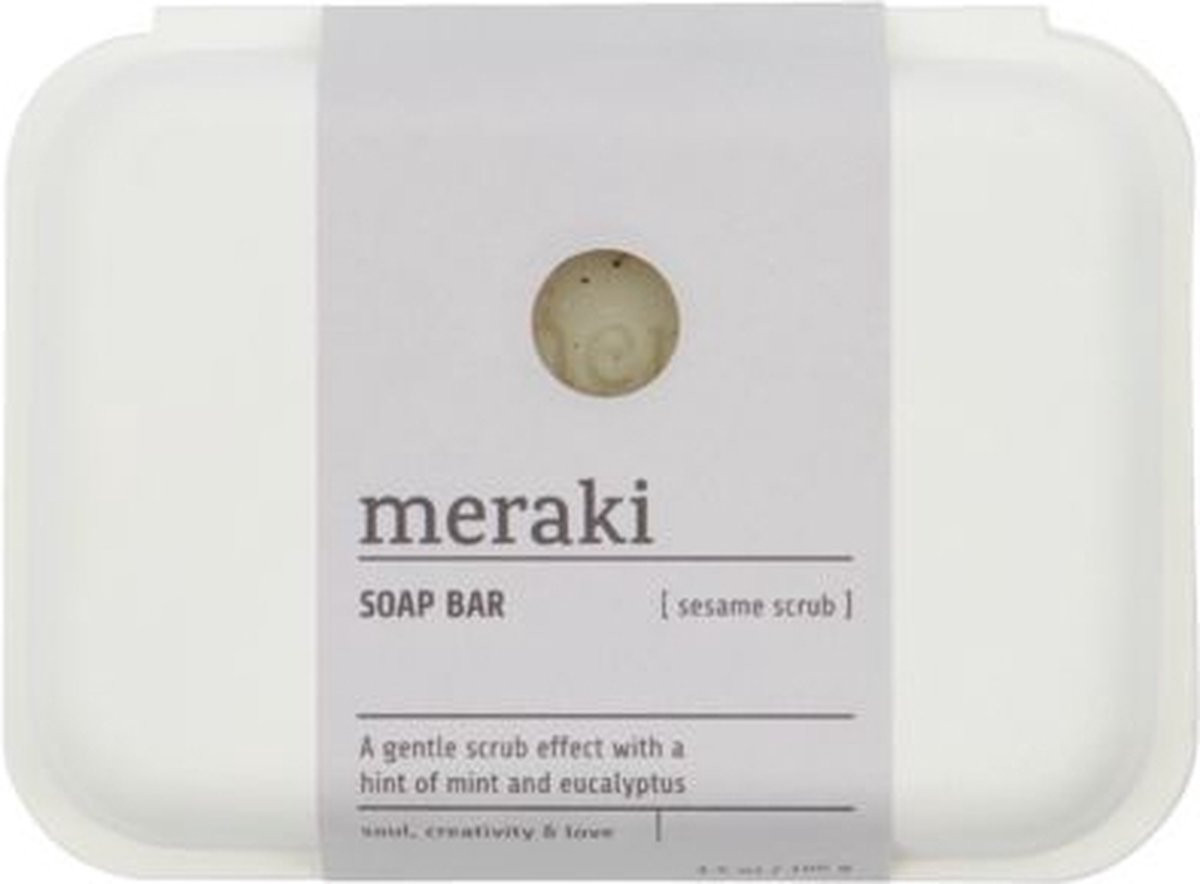 Meraki Zeepbar Sesam scrub 100g