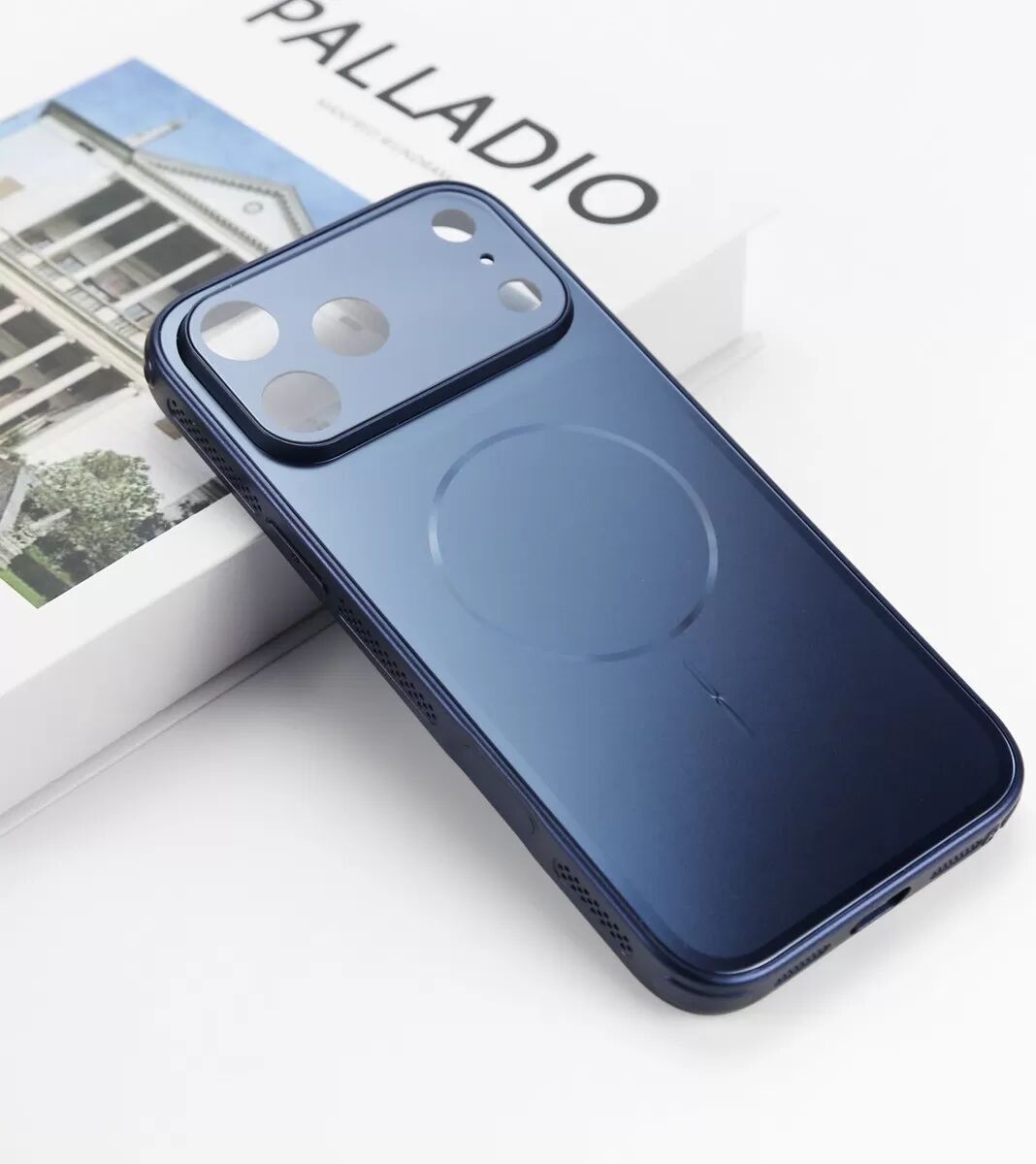 INF Magnetische Handyhülle kompatibel mit iPhone 17 Pro Max - PC & Glas, Corning Glas Linsenschutz, Wärmeableitung