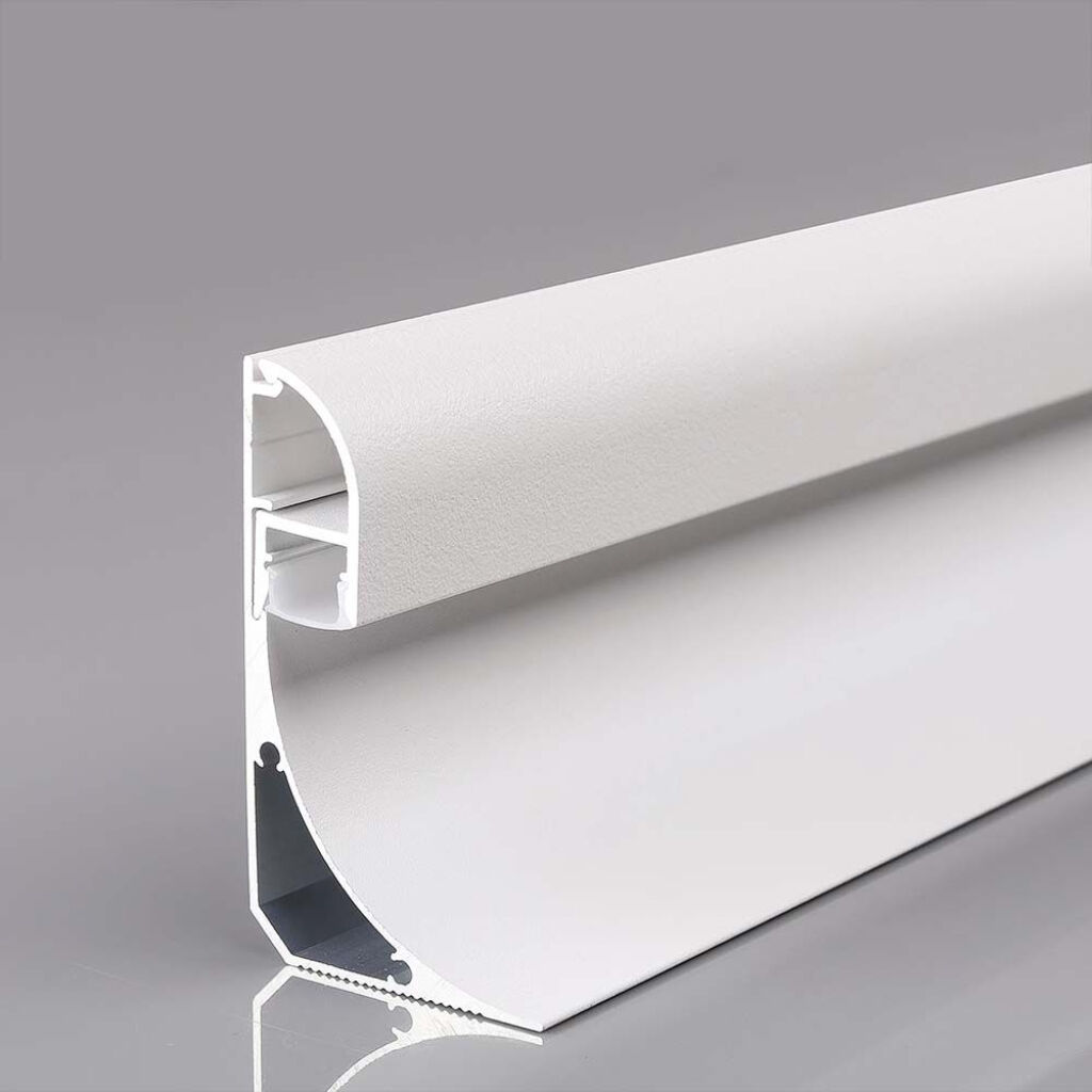 V-Tac Profilo Angolare Led Per Luce Indiretta, Diffusore Alluminio Silver 2000*60*36mm Copertura Opaca  - 23180