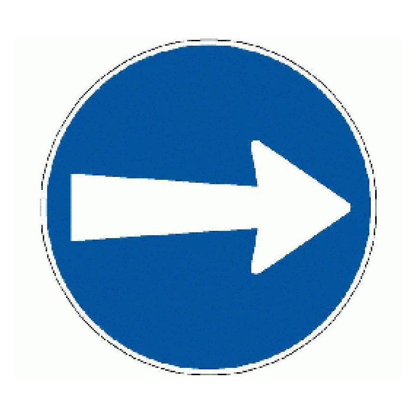 BRW Signaltafel Fahrtrichtung rechts 2.32 (16271060)