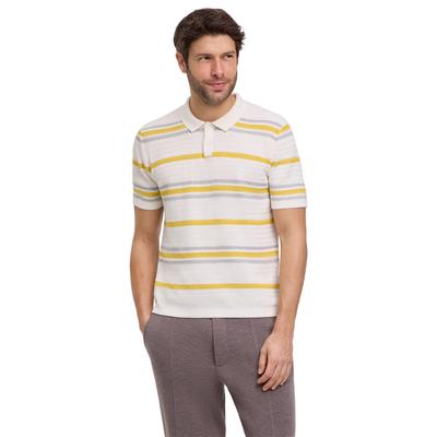 Poloshirt FALKE "FALKE Polo Shirt", Herren, Gr. S, daffodil (1253), Shirts