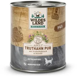 Wildes Land Sparpaket 12 x 800g Truthahn PUR