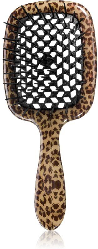 Janeke Superbrush Spotted große flache Bürste für das Haar 20,3 x 8,5 x 3,1 cm 1 St.
