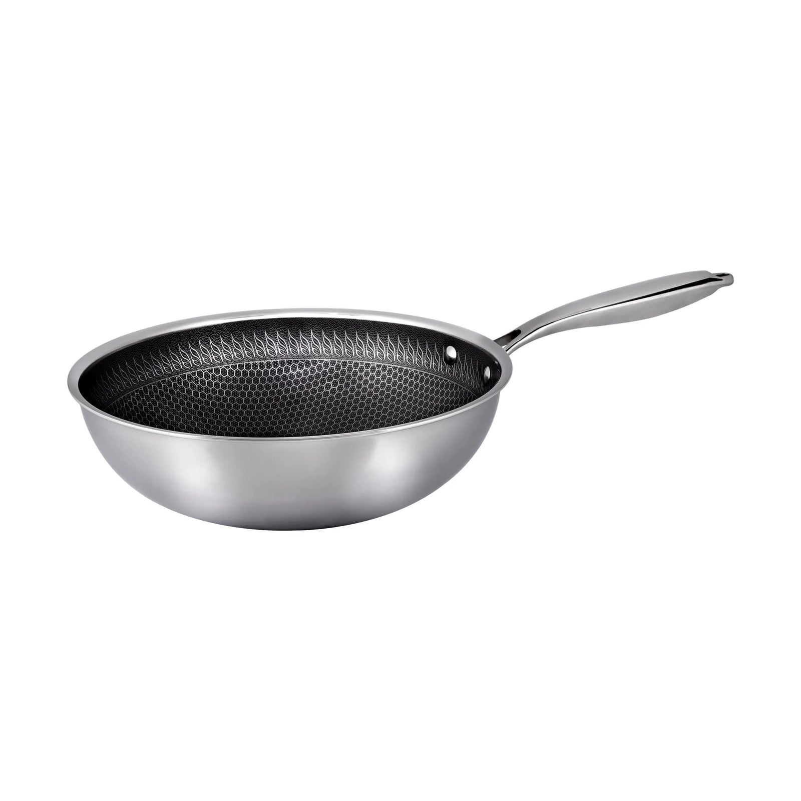 Hâws Santo hybride coating wokpan 28 cm Roestvrij staal