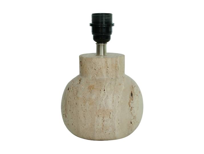 Watt & Veke Pella Tischlampenfuß Travertine