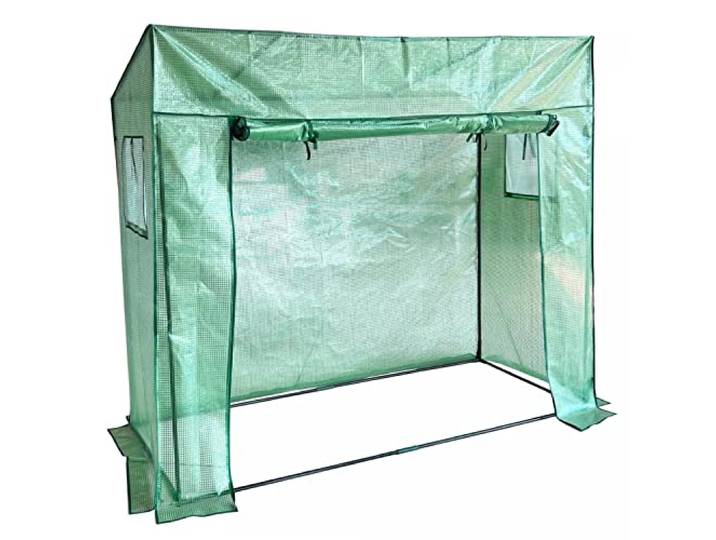 Serre de Jardin 150x100cm Herzberg HG8089 housse transparente\, structure tubulaire\, protège les plantes\, montage rapide\, pour balcon et jardin