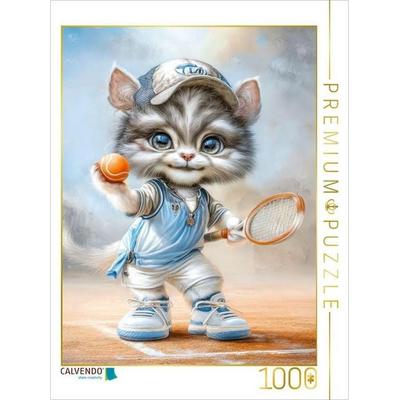 CALVENDO Puzzle Tennis - mein Leben | 1000 Teile Lege-Größe 64x48cm Foto-Puzzle für glückliche Stunden