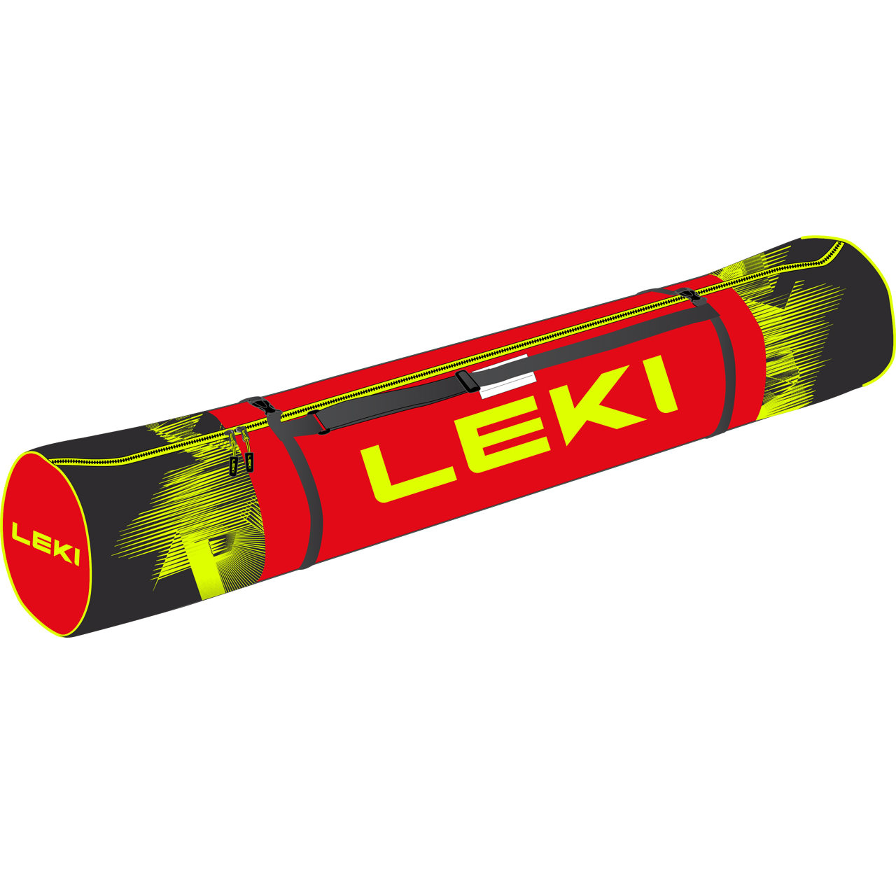 Leki Ski Bag Alpine 185cm black/neonyellow/bright red (für 2 Paar Alpinski)