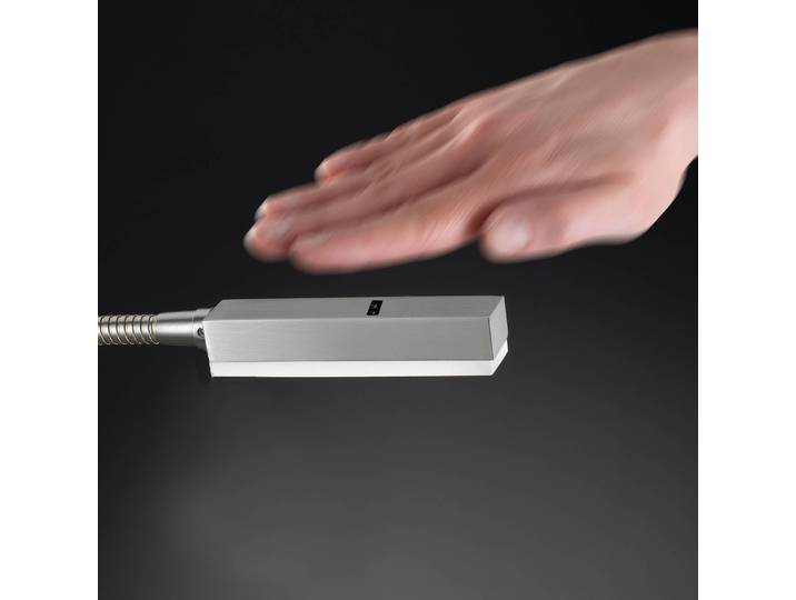 FISCHER & HONSEL Wandlampe Raik, dimmbar, alu / grau / zink, für Schlafzimmer, Metall, Modern, LED Wandleuchte, Wandlampe Innen