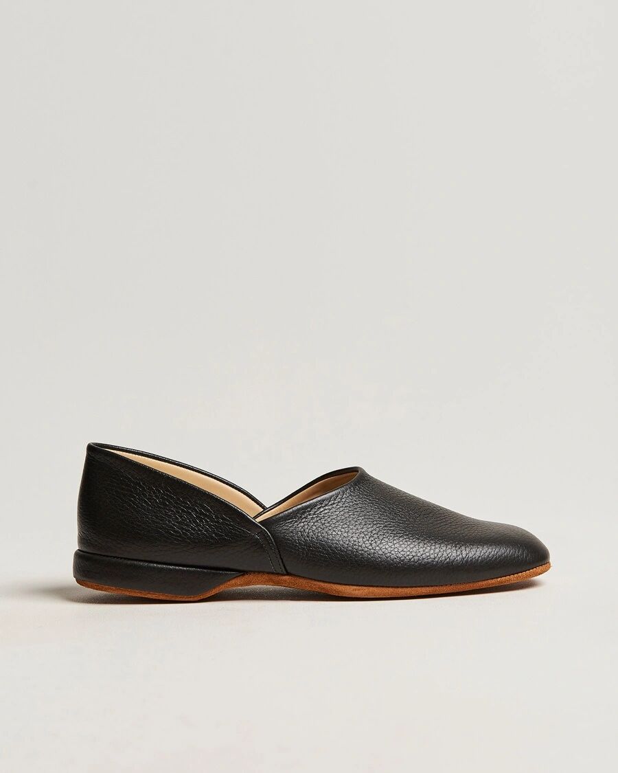 Crockett & Jones Grecian Home Slipper Black
