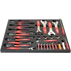 Unior SET3-2600AC Werkzeugset, 33-tlg., SOS-Modul breit, 562x570mm
