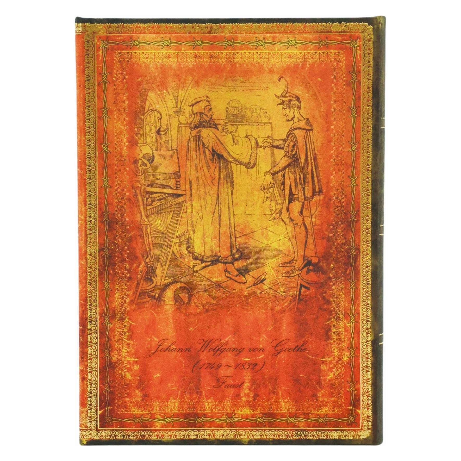 Paperblanks Hardcover Notizbücher - Goethe, Faust - Midi - Liniert (Liniert, Harter Einband) (60959421)