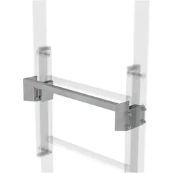 Munk, Leiter + Gerüst, Ausstiegstritt Stahl verzinkt Spaltbreite 100mm (52 cm)