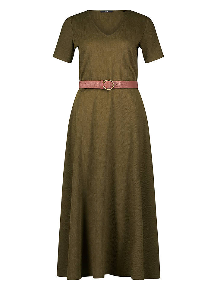 Zero Kleid in Oliv - 36