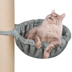 HAPPYPET Universal XXL Liegemulde für Kratzbaum Ø 45 cm, Grau   Grau