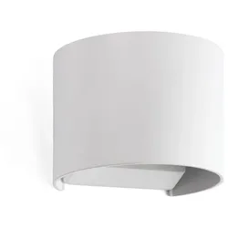 Faro Outdoor LED Wandleuchte SUNSET 6W, 3000K, IP54, weiß matt FAR-70686