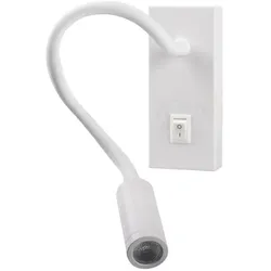 Kanlux LED Wandleuchte mit Spotarm TONIL 2,7W 830 30° NODIM weiß