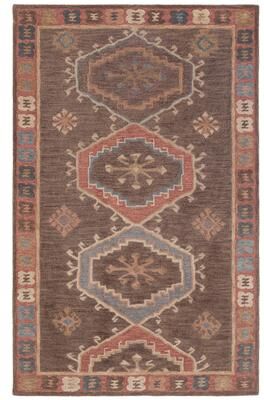 Terra by Obeetee Noble Dusk Brown Rug