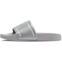 hummel Pool Slide Glitter Badelatschen Mädchen 2509 - lunar rock 33