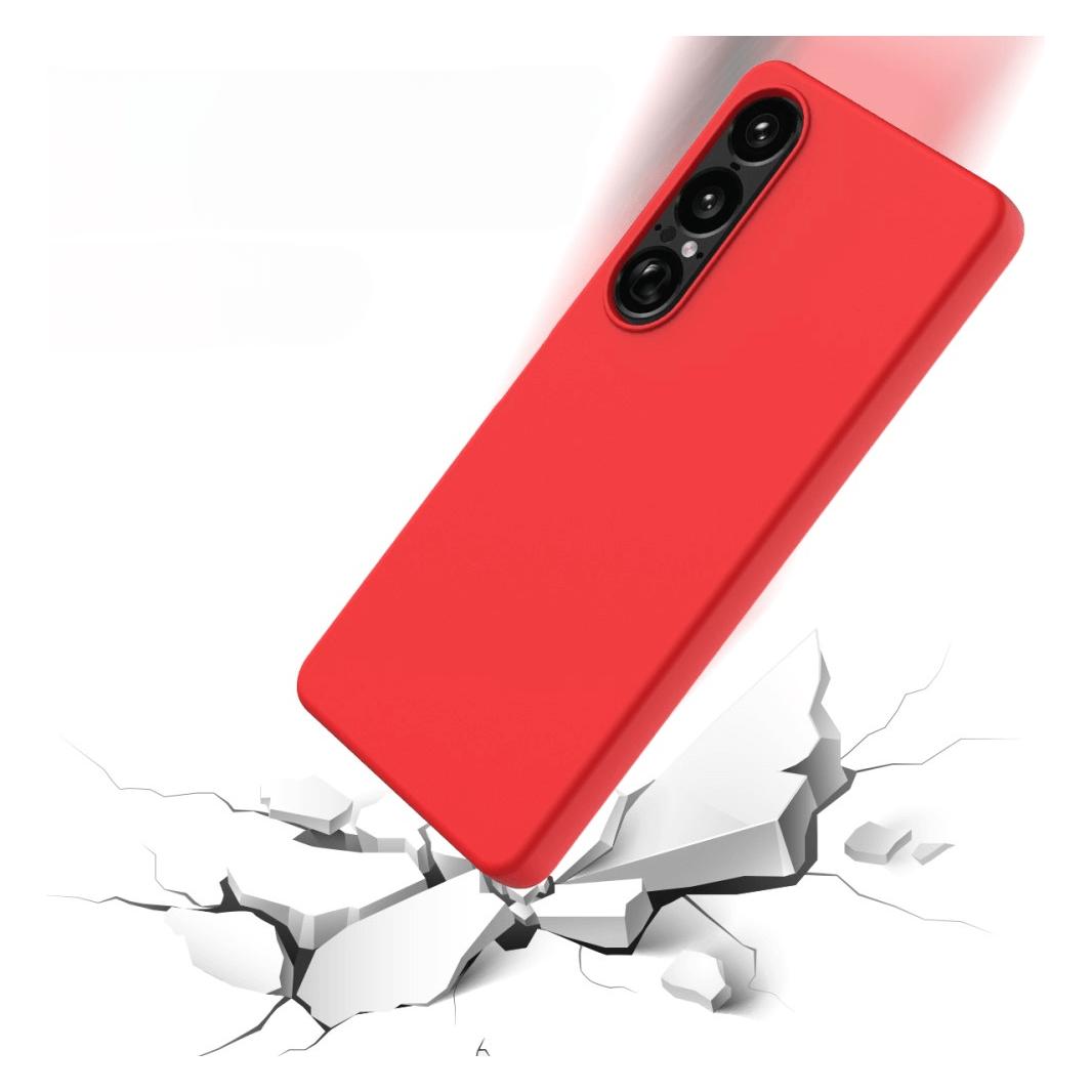 Cover-Discount Sony Xperia 1 VII - Silikon Gummi Hülle mit Riemen (Sony Xperia 1 VII) (59152205)