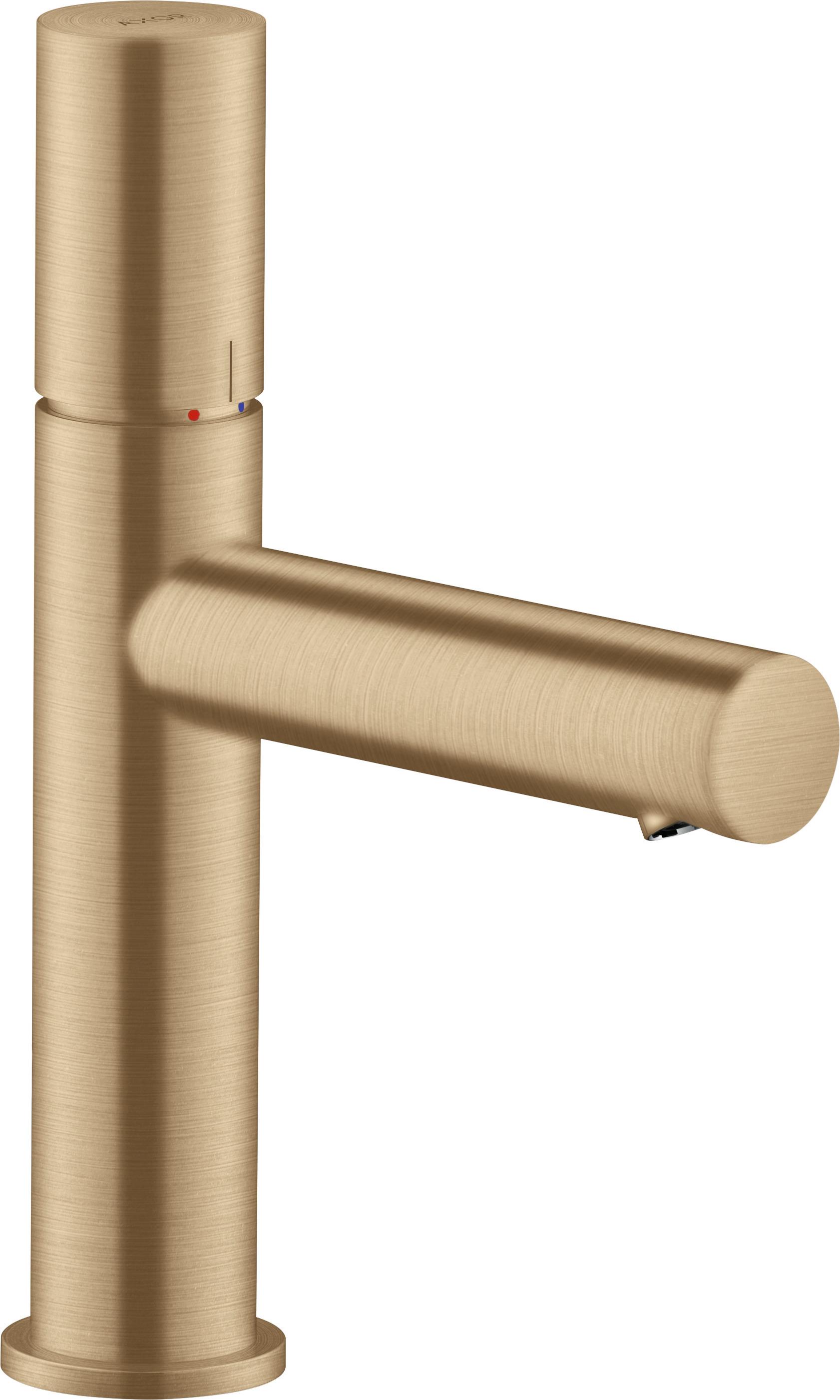 hansgrohe Waschtisch-Einhebelmischer 110 Axor Uno A 123mm, m Griff, unver Abl., b bron